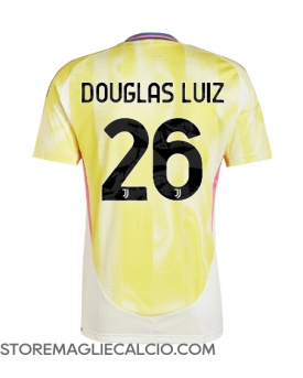 Juventus Douglas Luiz #26 Maglia Gara Trasferta Repliche 2024-25